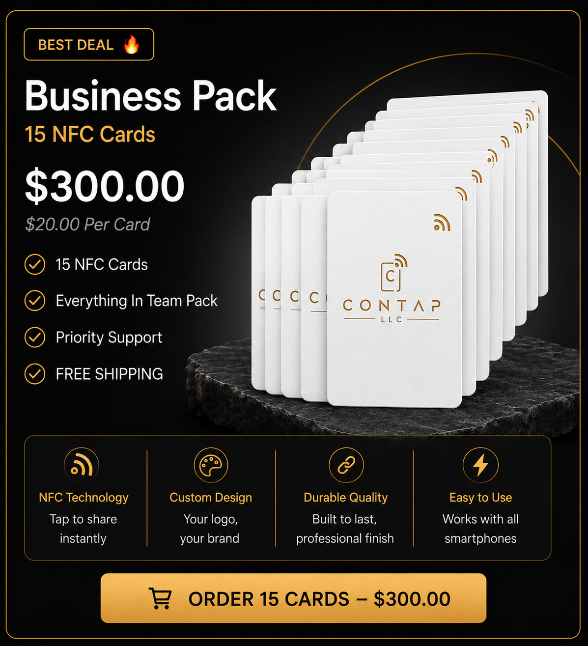 Business Pack – 15 NFC Cards