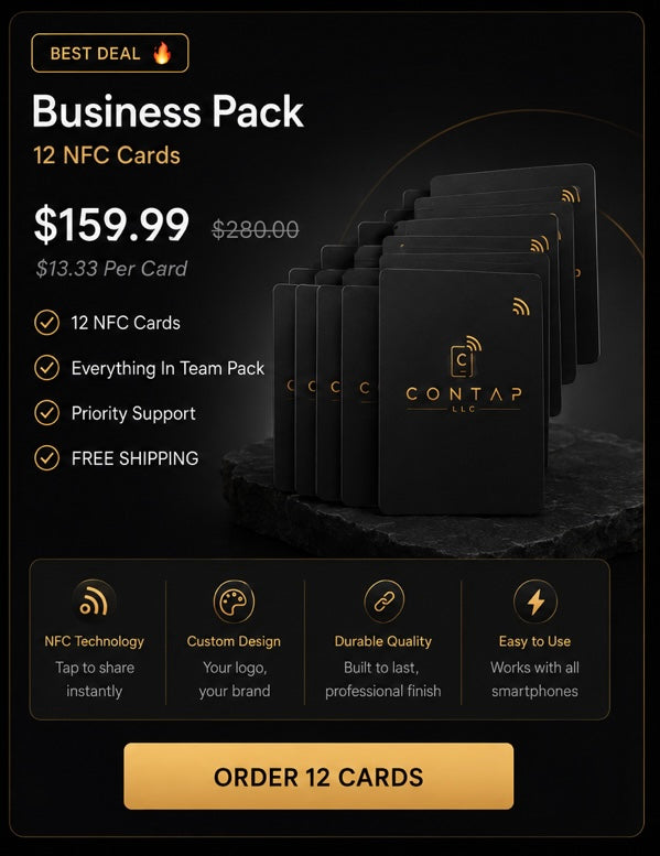 Business Pack – 12 NFC Cards