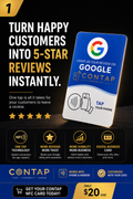 Contap NFC Google Review Card